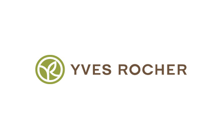 logotype de l'entreprise Yves Rocher, partenaire de Forests and Values